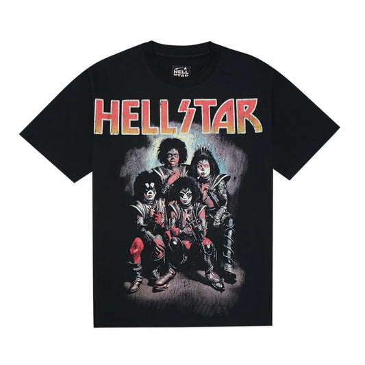 Hellstar Kiss Band Graphic T-Shirt