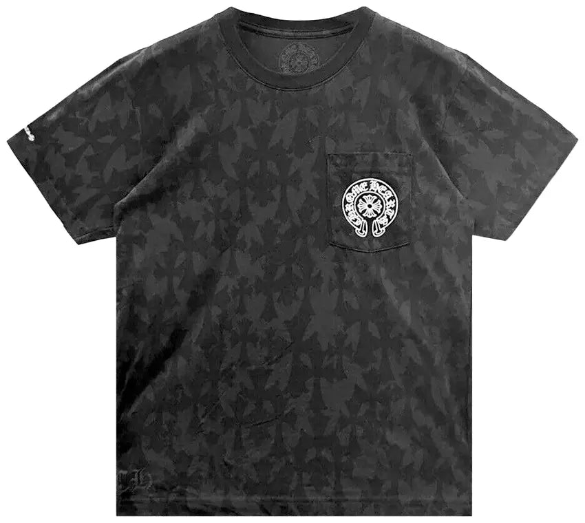 Chrome Hearts Cross Logo Monogram Scroll Logo Tee 'Black'
