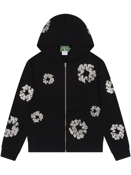 Denim Tears Black/Grey Zip-Up