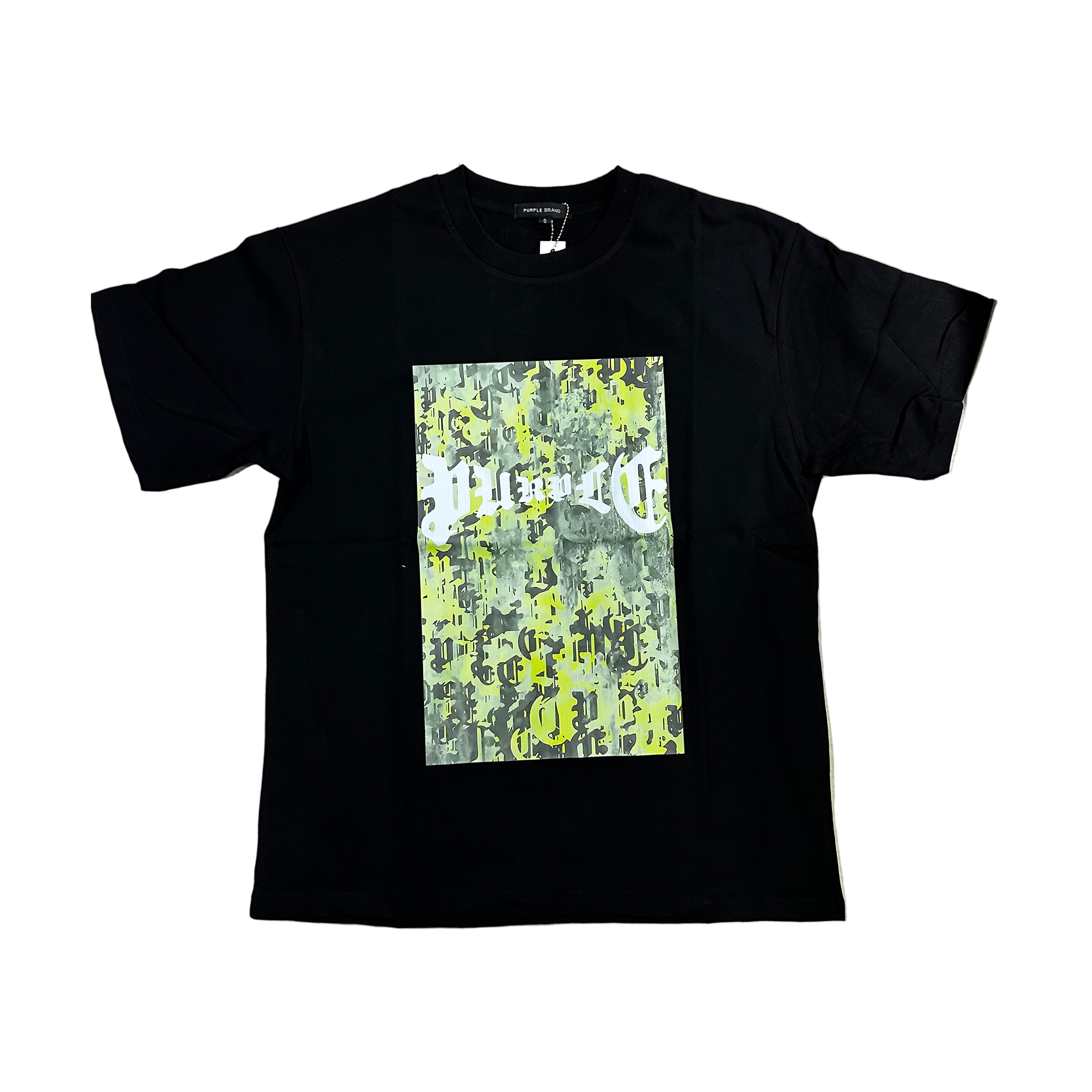 PURPLE Black green logo