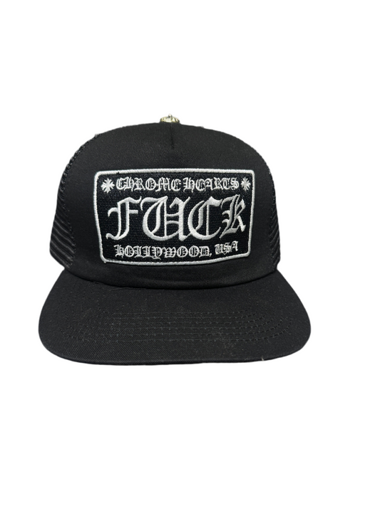 CHROME LOGO “f*ck hollywood” (negro)