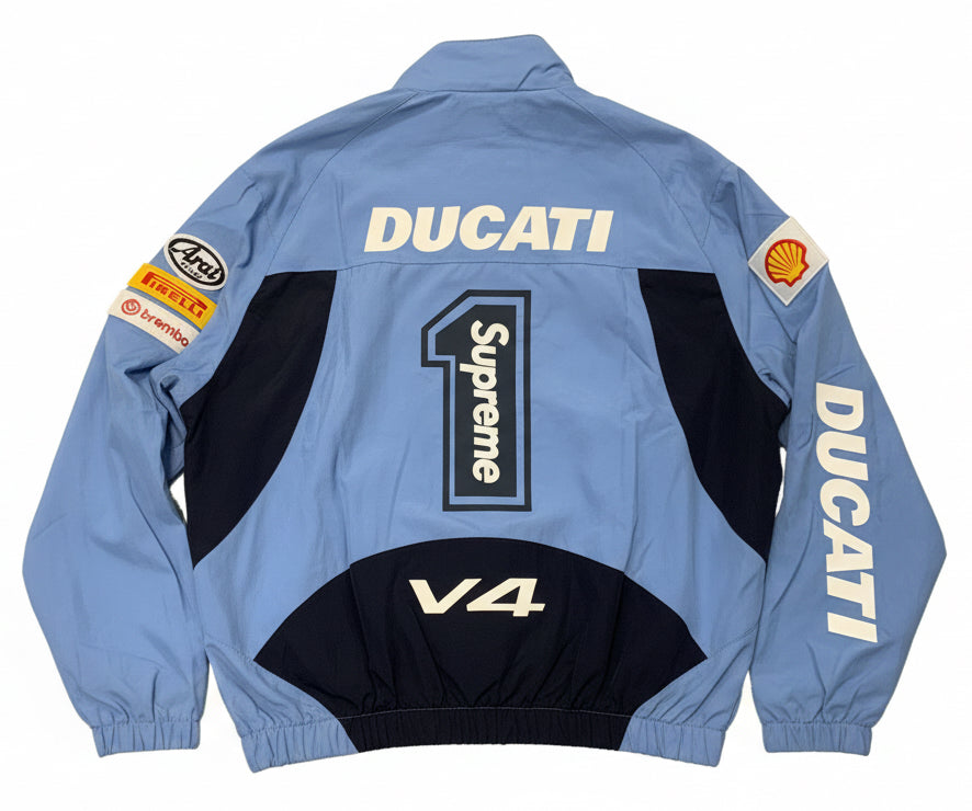 SUPREME Ducati track jacket blue