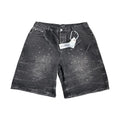 Purple jeans short bling 16