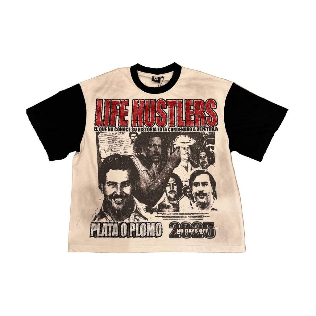 PRE ORDER Life Hustlers “ Plata o plomo” shirt