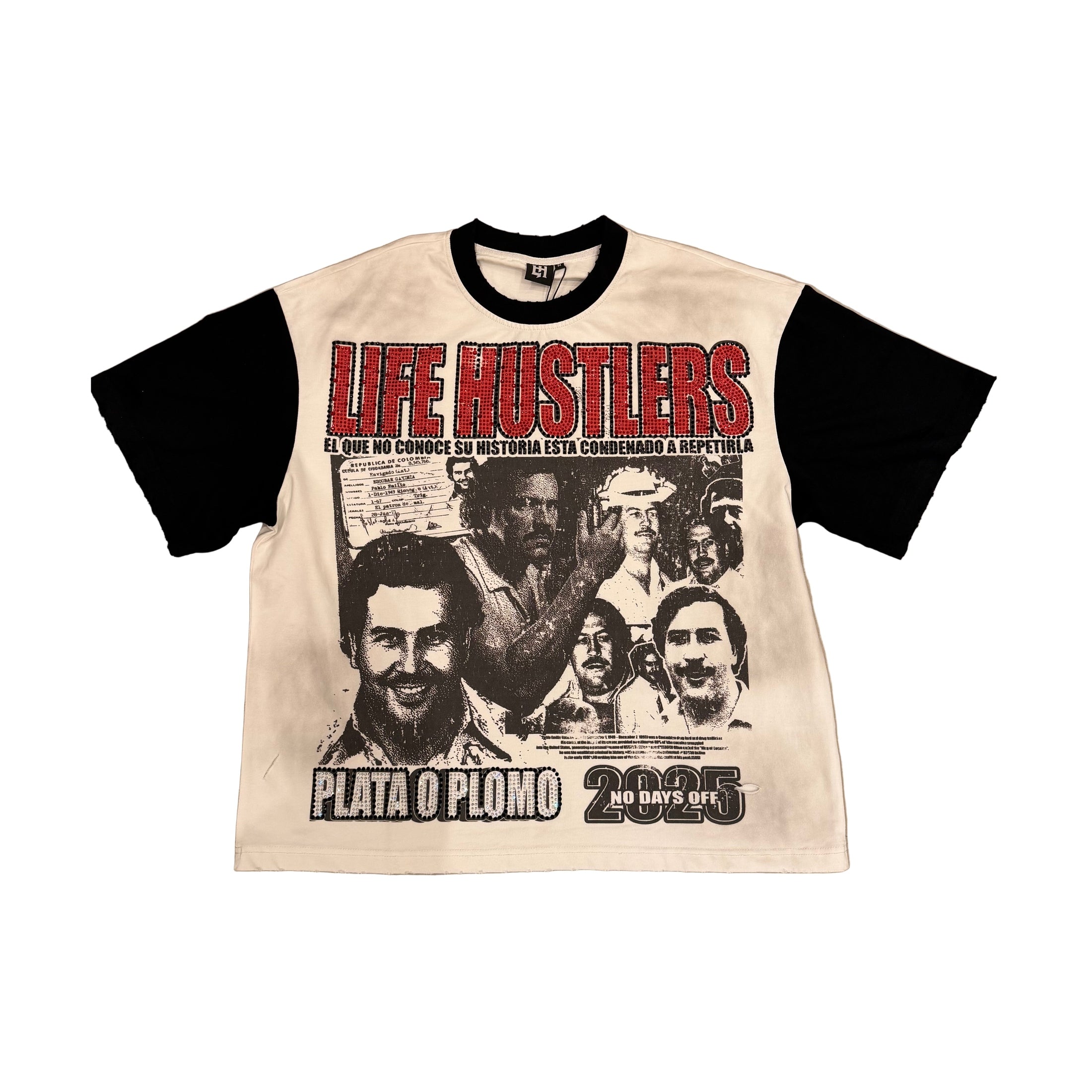 PRE ORDER Life Hustlers “ Plata o plomo” shirt