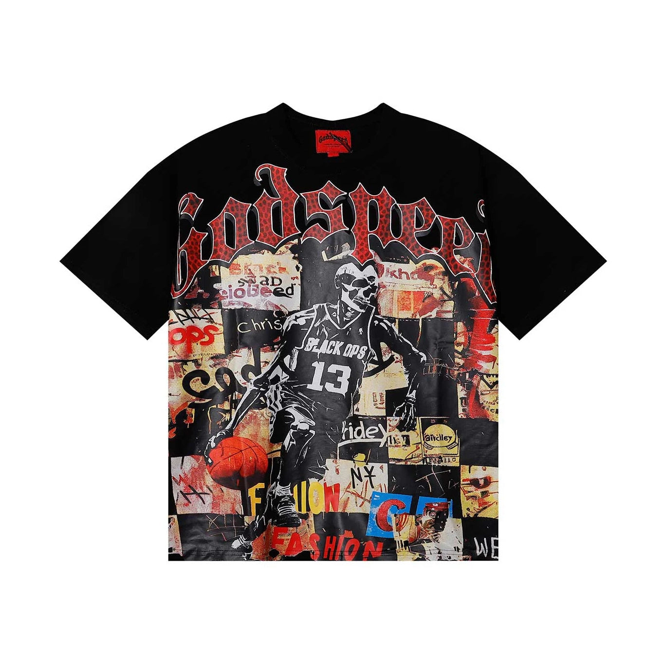 Godspeed Basketball Tee Black