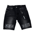 Purple jeans short 18