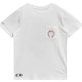 Chrome Hearts Cemetery Cross Red Horseshoe Short Sleeve | T-Shirt Tee