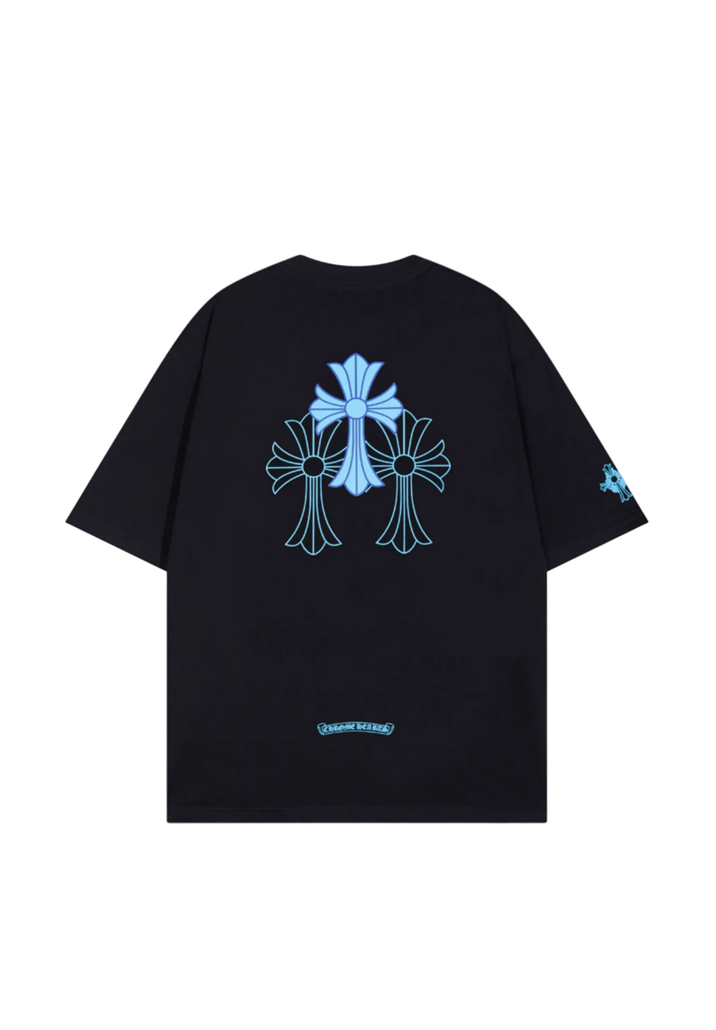 Chrome Hearts Logo Blue T-shirt