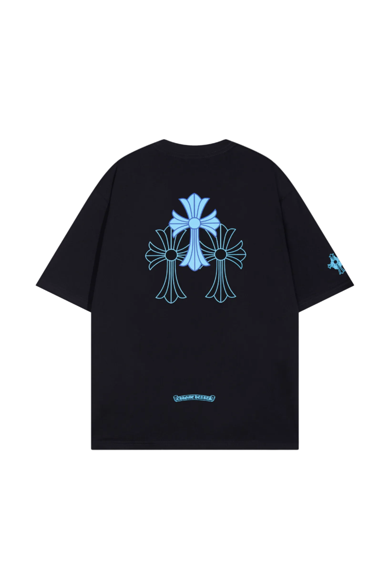 Chrome Hearts Logo Blue T-shirt