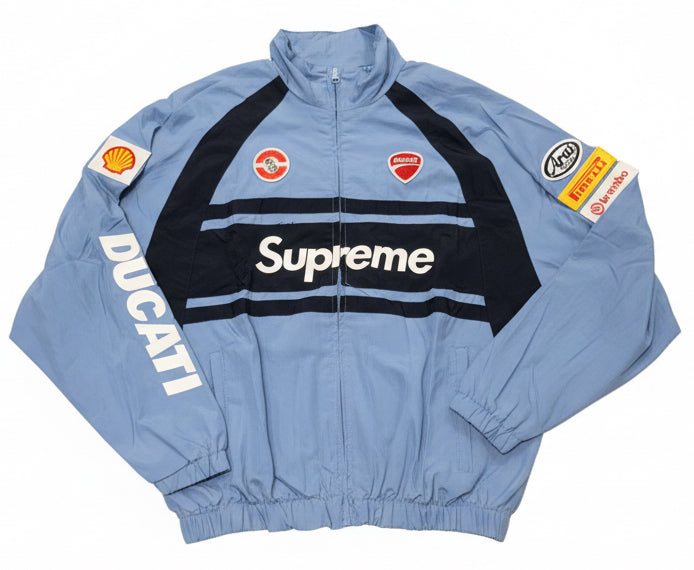 SUPREME Ducati track jacket blue