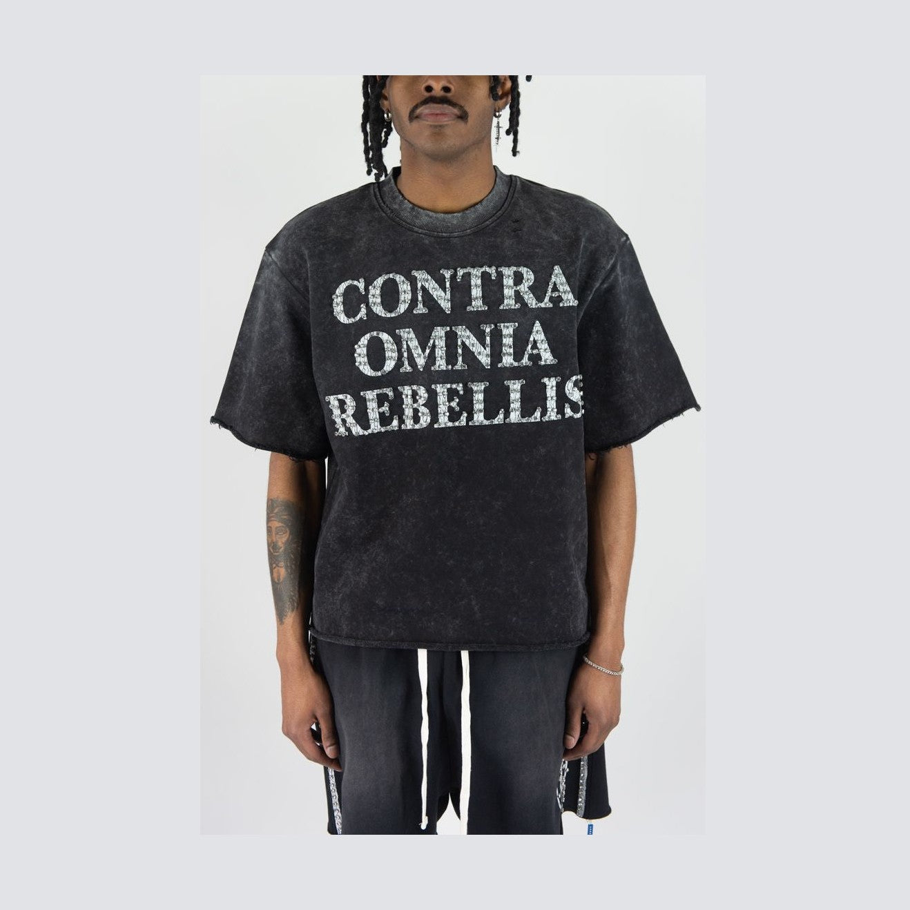Shady F/Terry Tee Black