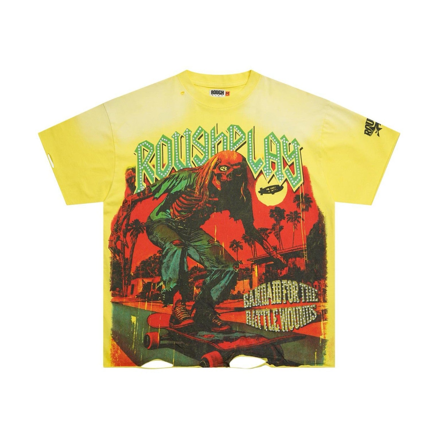 Rough play Bandaid Skeleton Skater