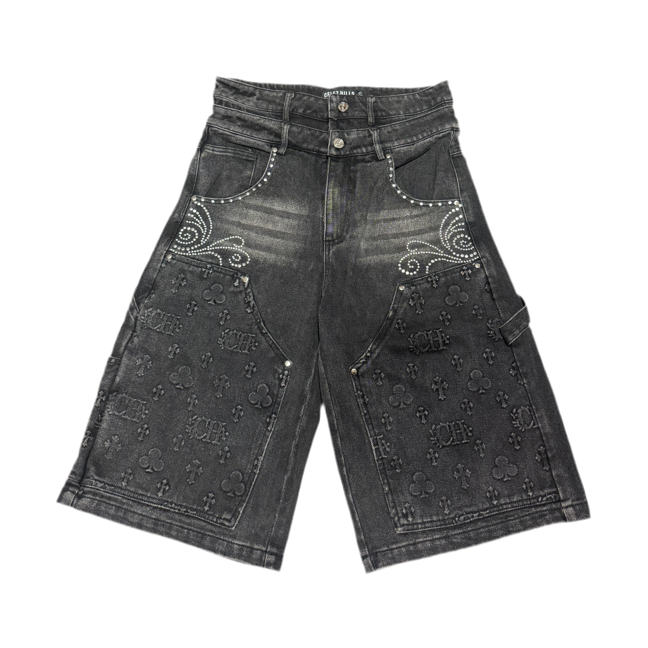 Celez Hills Jean Shorts “CH CLOVER”