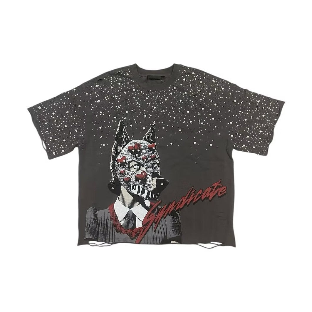 SYNDICATE Masque Grey Rhinestone
