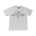 Life Hustlers “BASIC TEE ” White and Blue