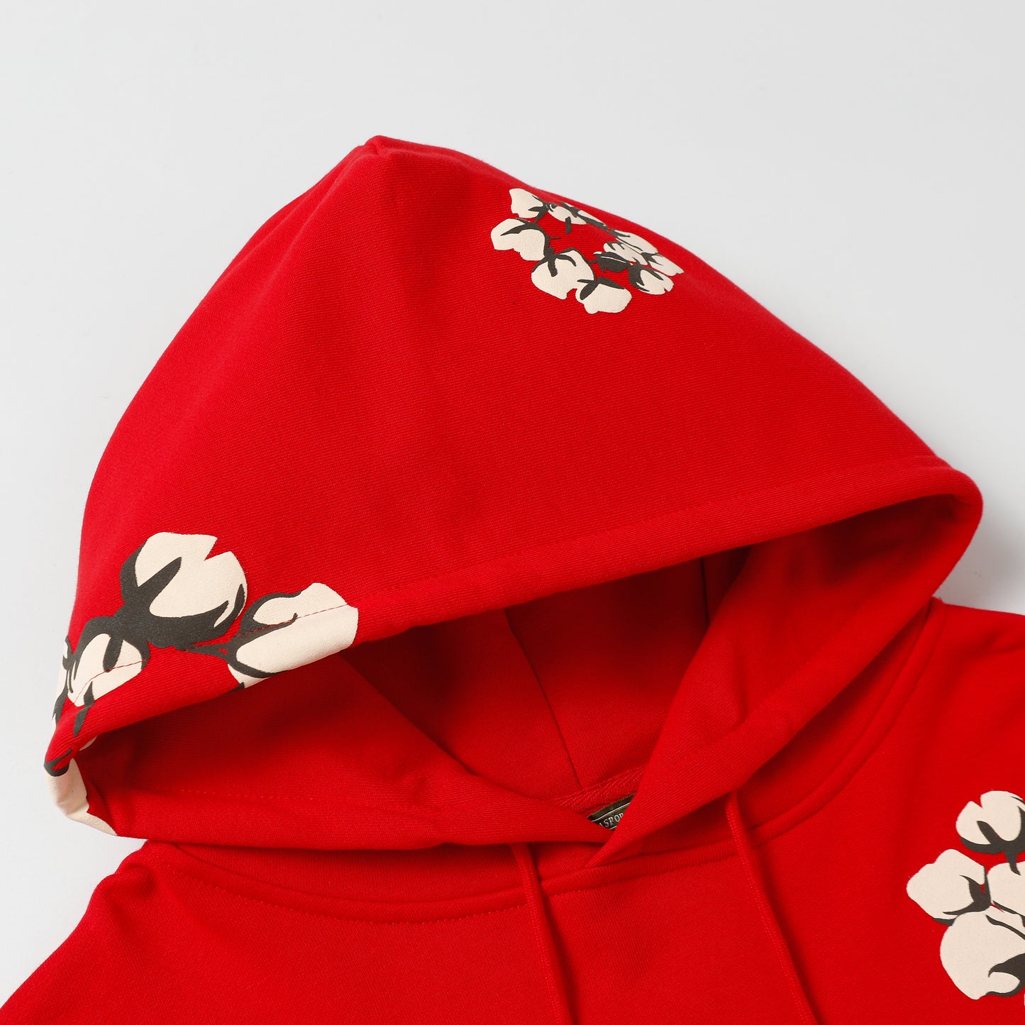 DENIM TEARS Red Hoodie