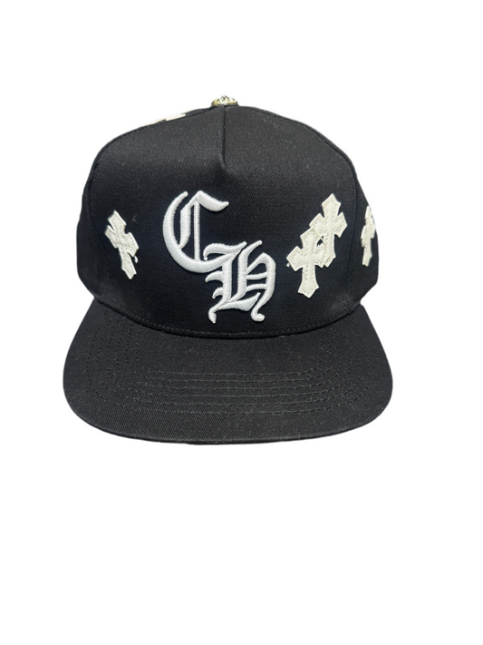 CHROME LOGO CROSS (negro)