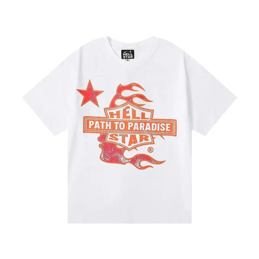 HELLSTAR Biker T-Shirt | White