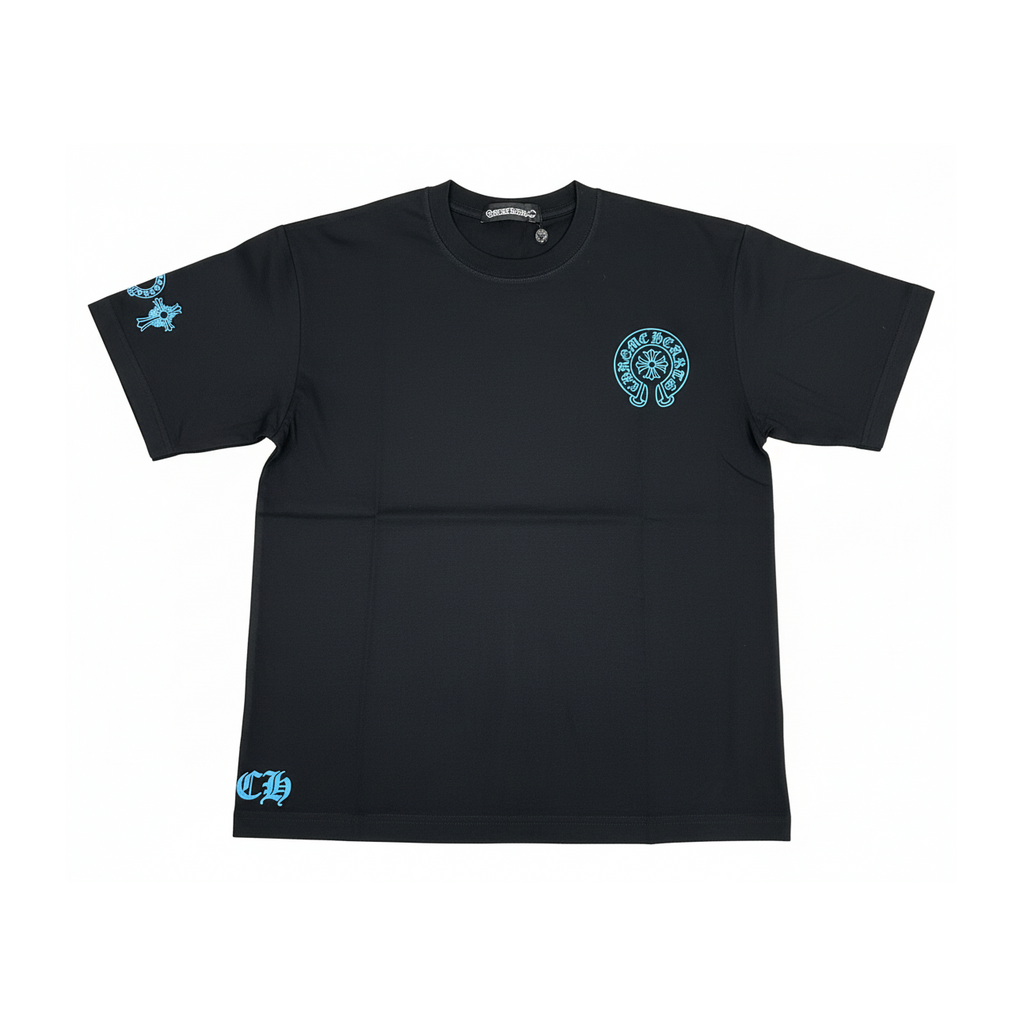 Chrome hearts Logo Blue Black