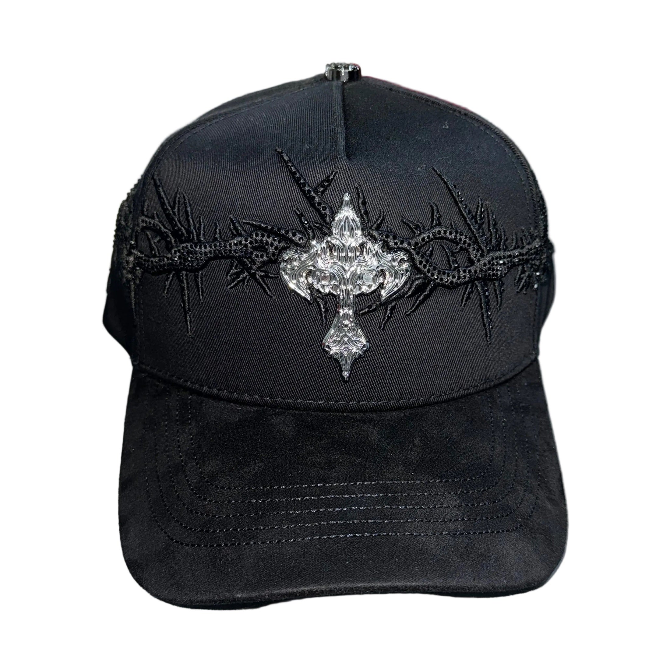 Luxury Hats Thorns Cross