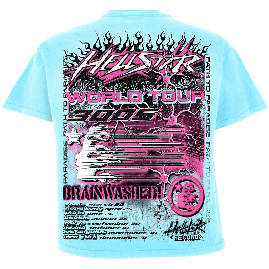 HELLSTAR World Tour blue tee | TSHIRT