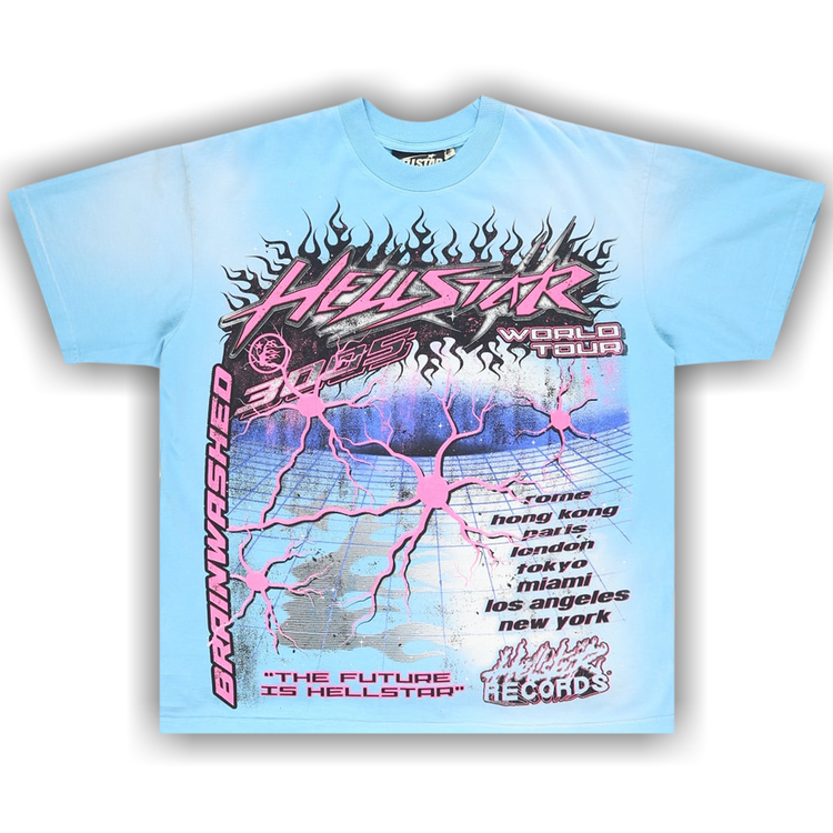 HELLSTAR World Tour blue tee | TSHIRT