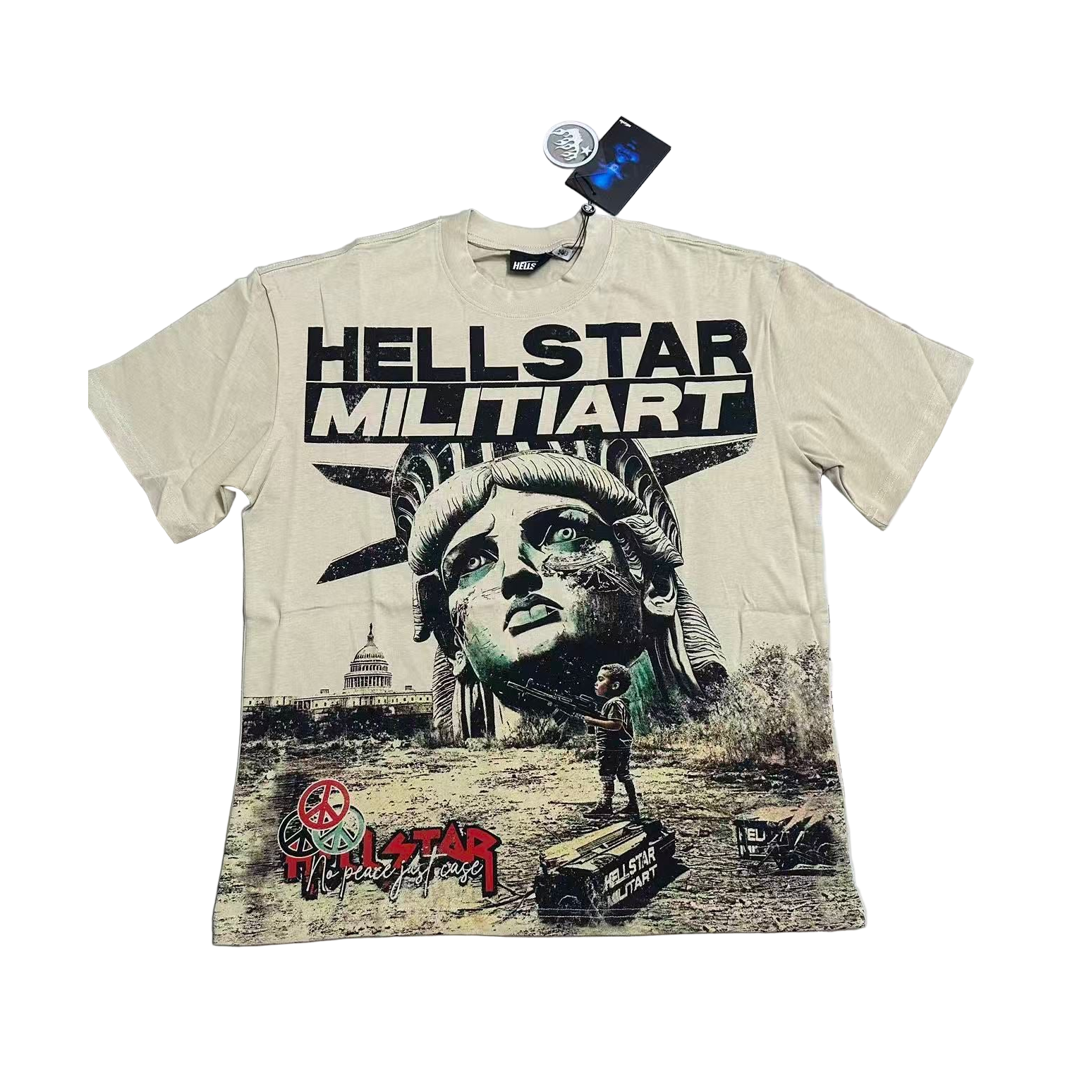 Hellstar Miltiart Cream Tee