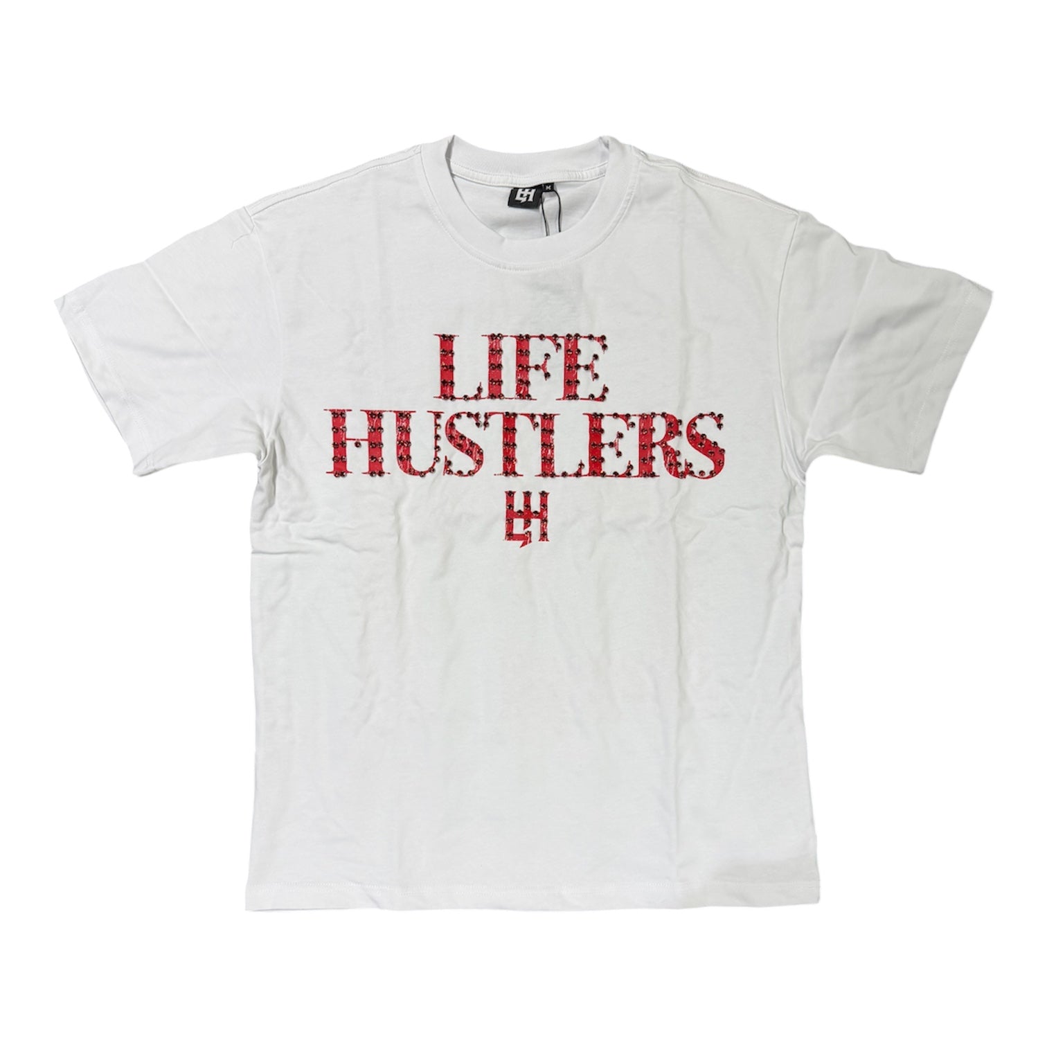 Life Hustlers “BASIC TEE ” White and Red