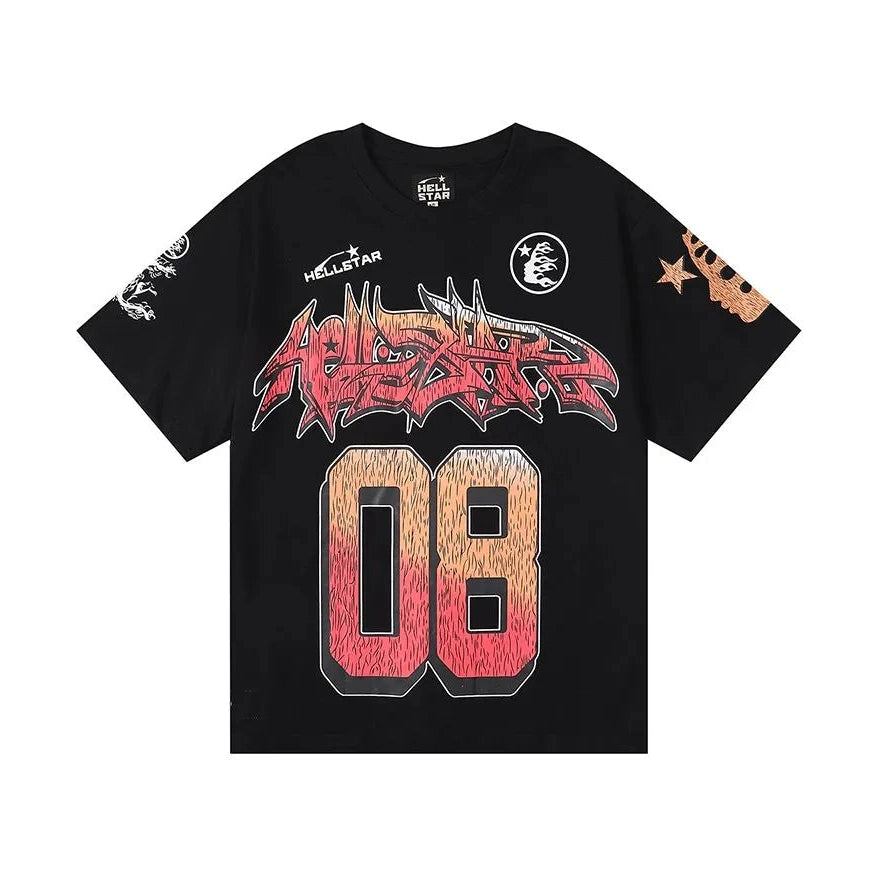 Hellstar Jerseys #08 Black
