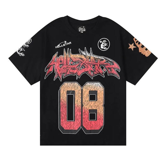 Hellstar Jerseys #08 Black