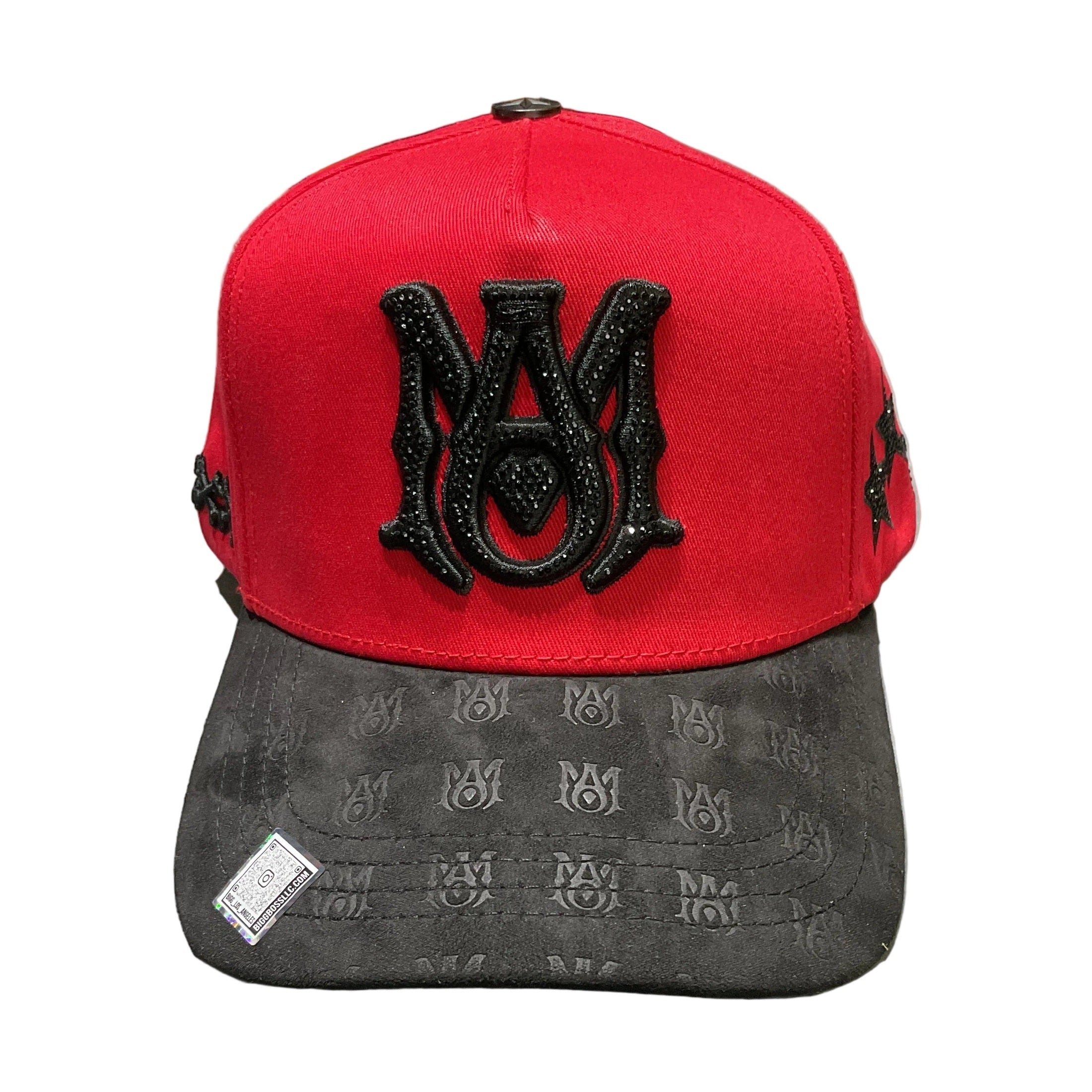Luxury Hats Bigg B Black Red