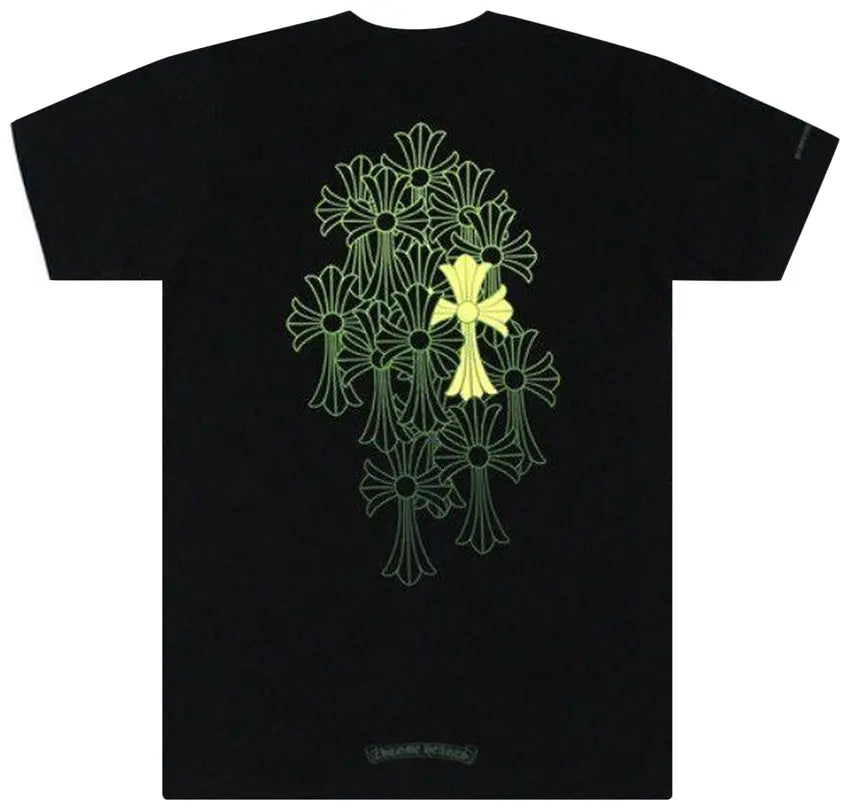 Chrome Hearts Multi Cross Pocket Tee 'Black/Green