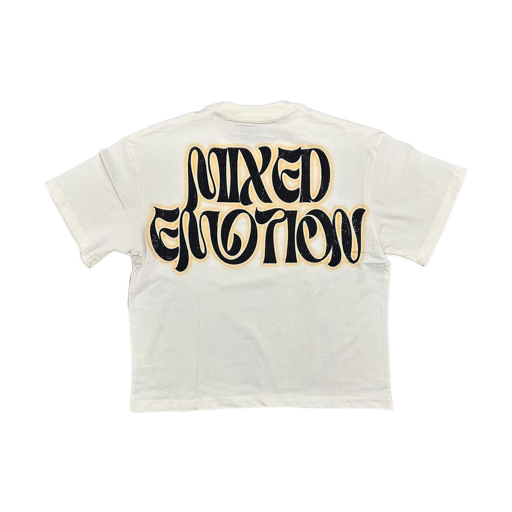 Twin' Rhinestone Cream Tee ('Twin' Rhinestone Cream Tee)