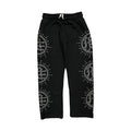 ‘Eclipse’ Black Rhinestone Sweats