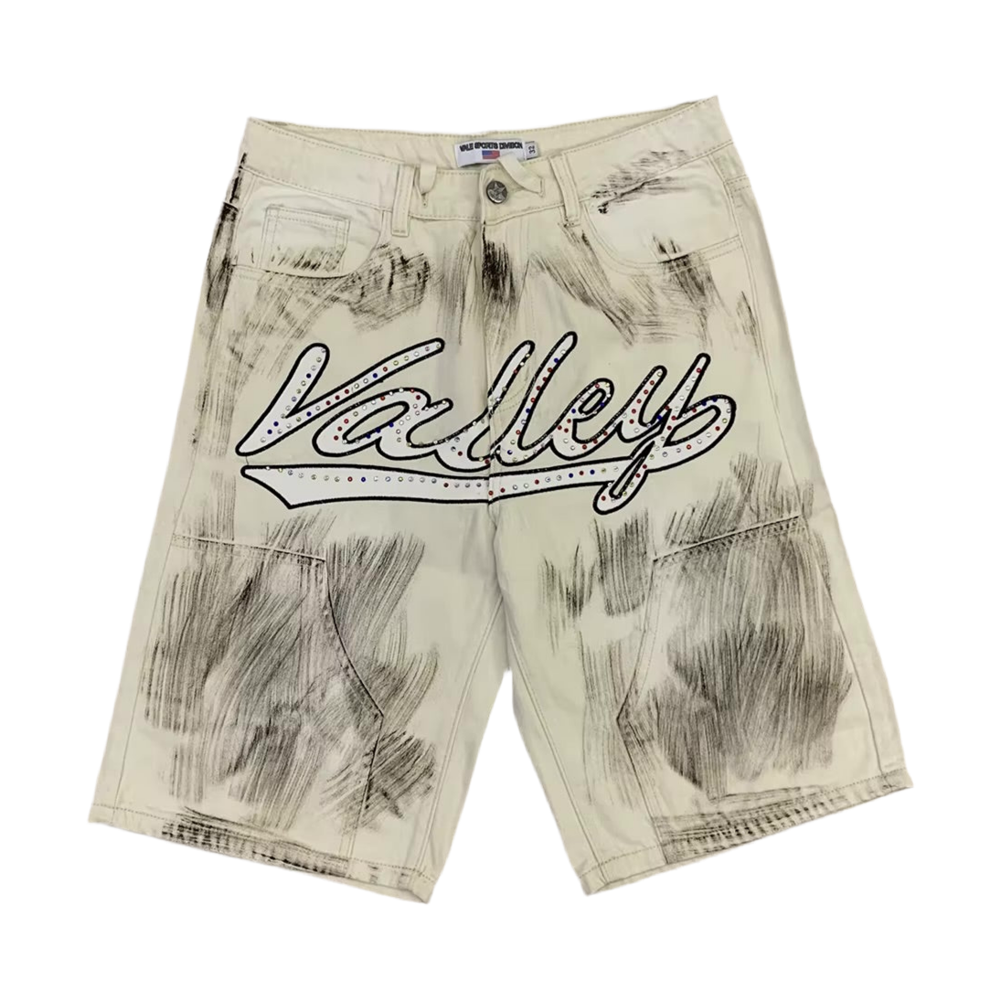 Vale Shorts Jeans Bling “cream”