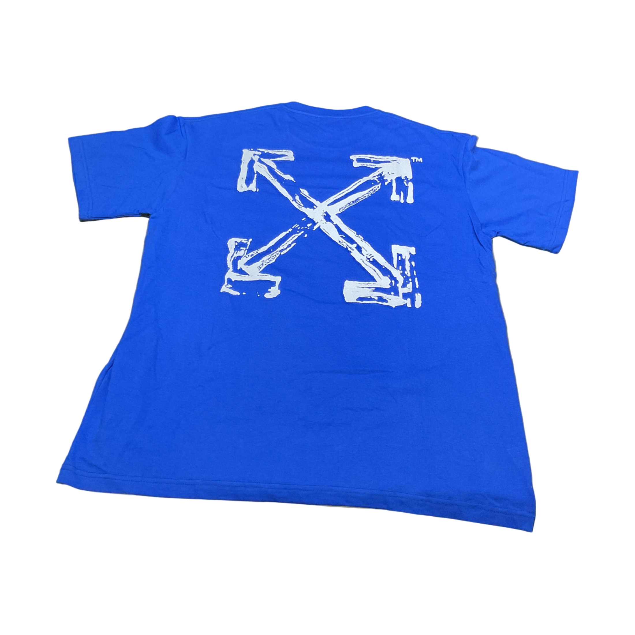 Off-White Blue Arrow Tee Blue