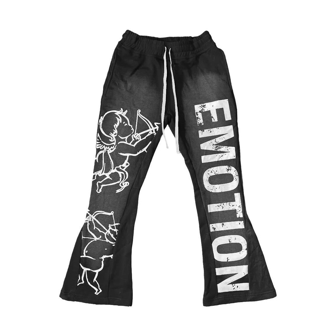 Black Cupid Flare Sweatpants (Black “Cupid” Flare Sweatpants)