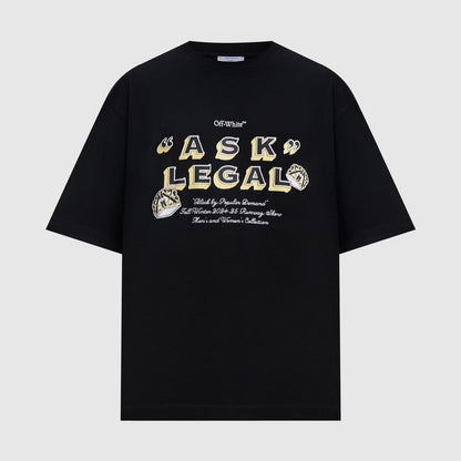 Off-White Ask Legal Tee Black