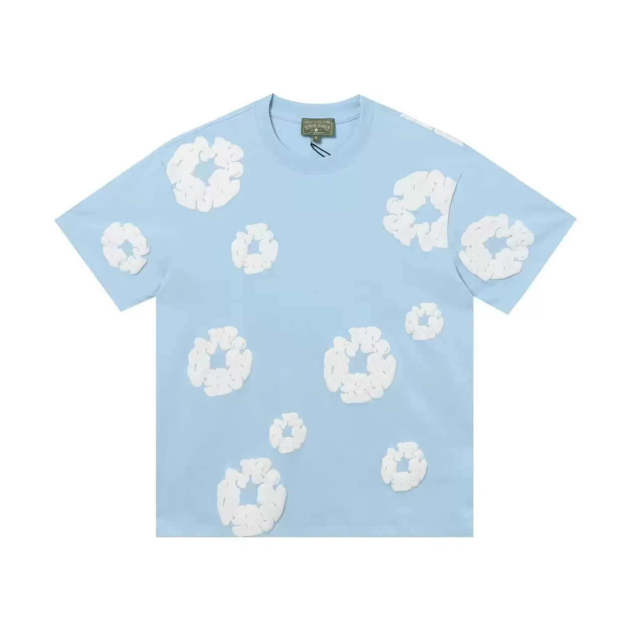 DENIM TEAR BABY BLUE/WHITE