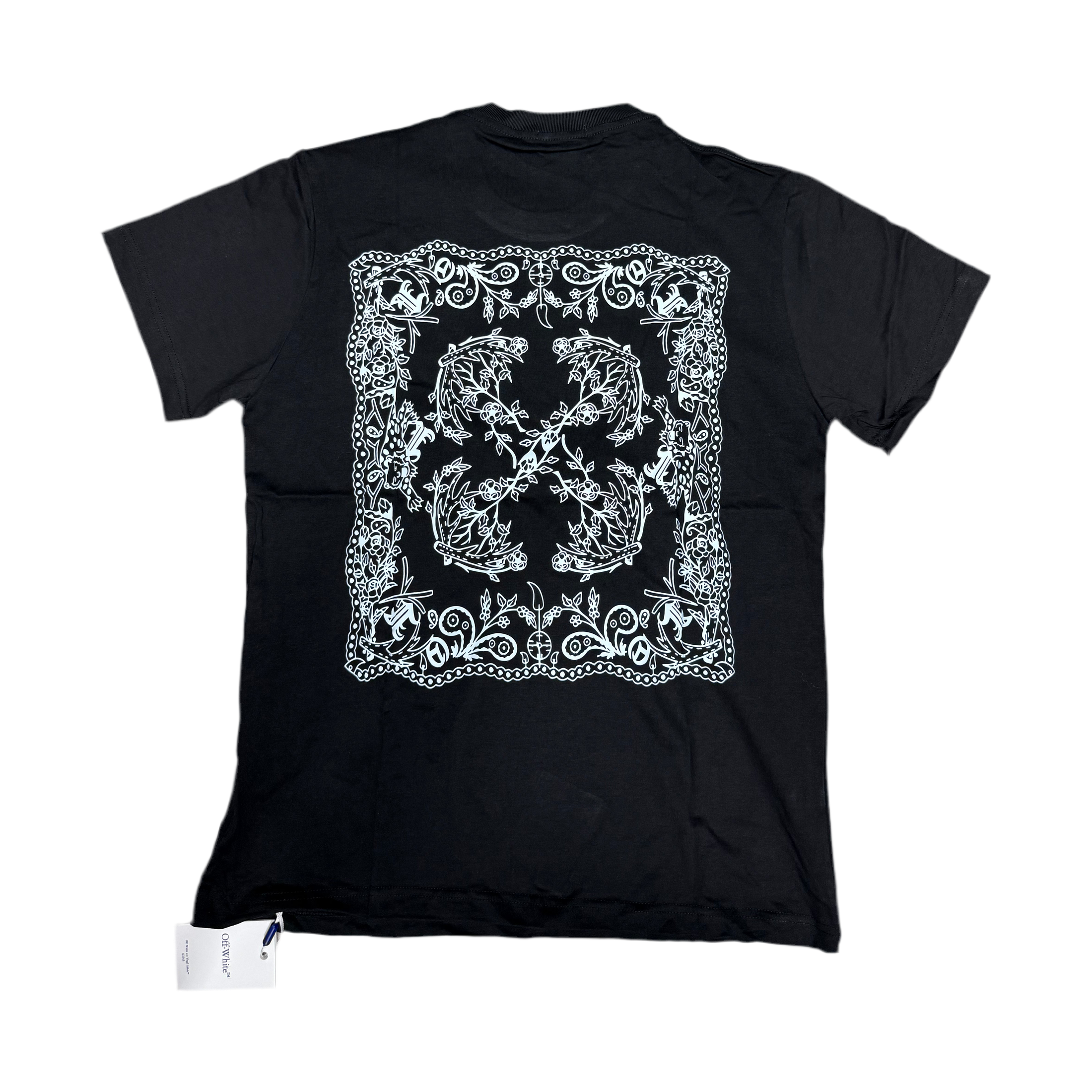 Off-White Paisley Tee Black