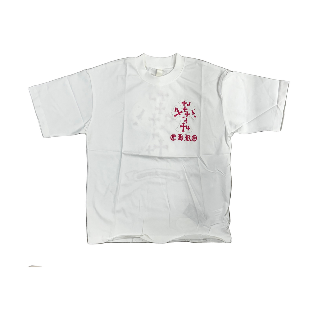 Chrome Hearts Logo pink 3D Cross