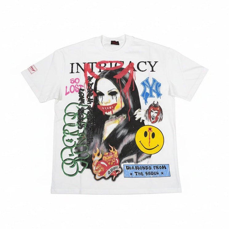 LOST Intricacy Grafitti girl WHITE