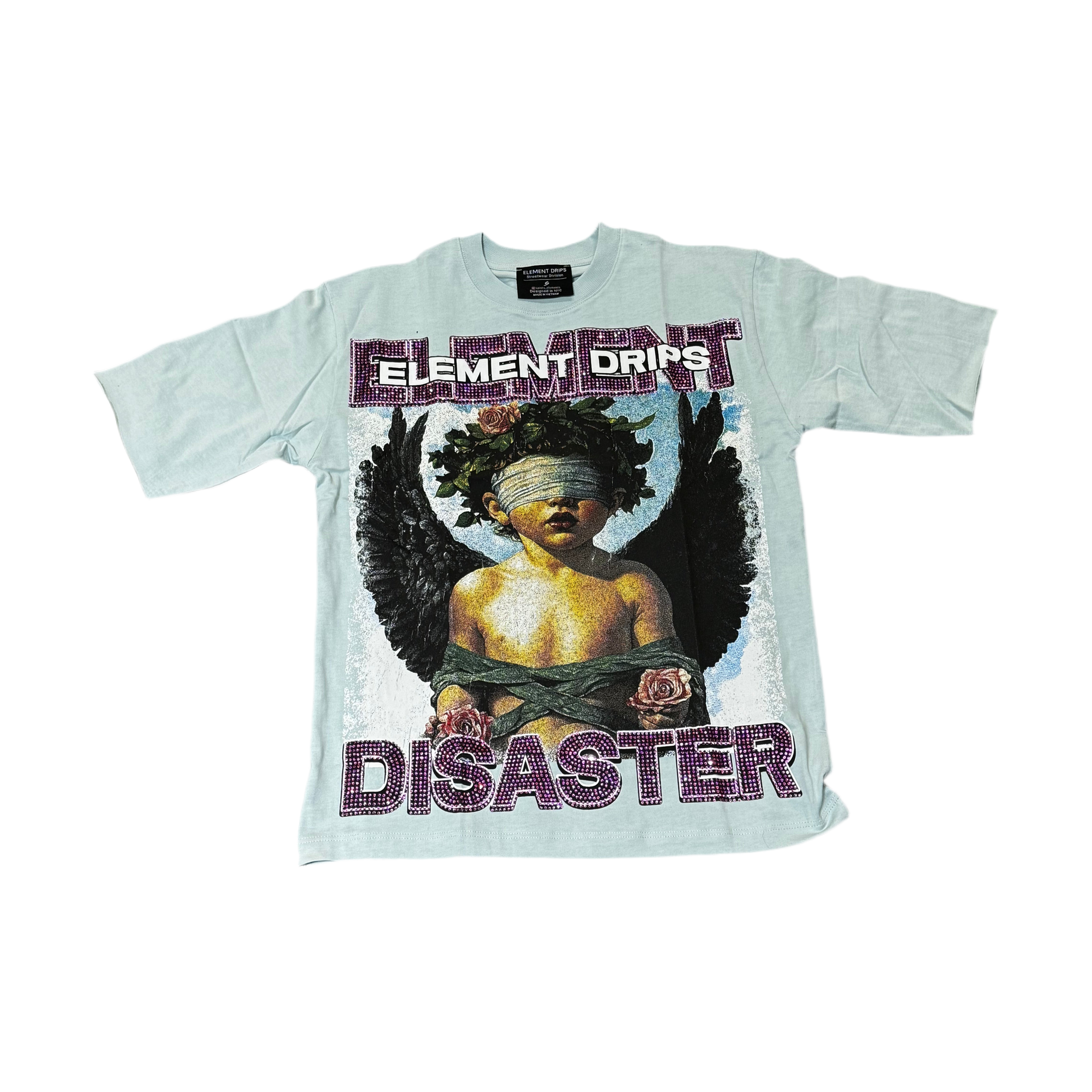Element Drips Angel Tied up Baby Blue Tee