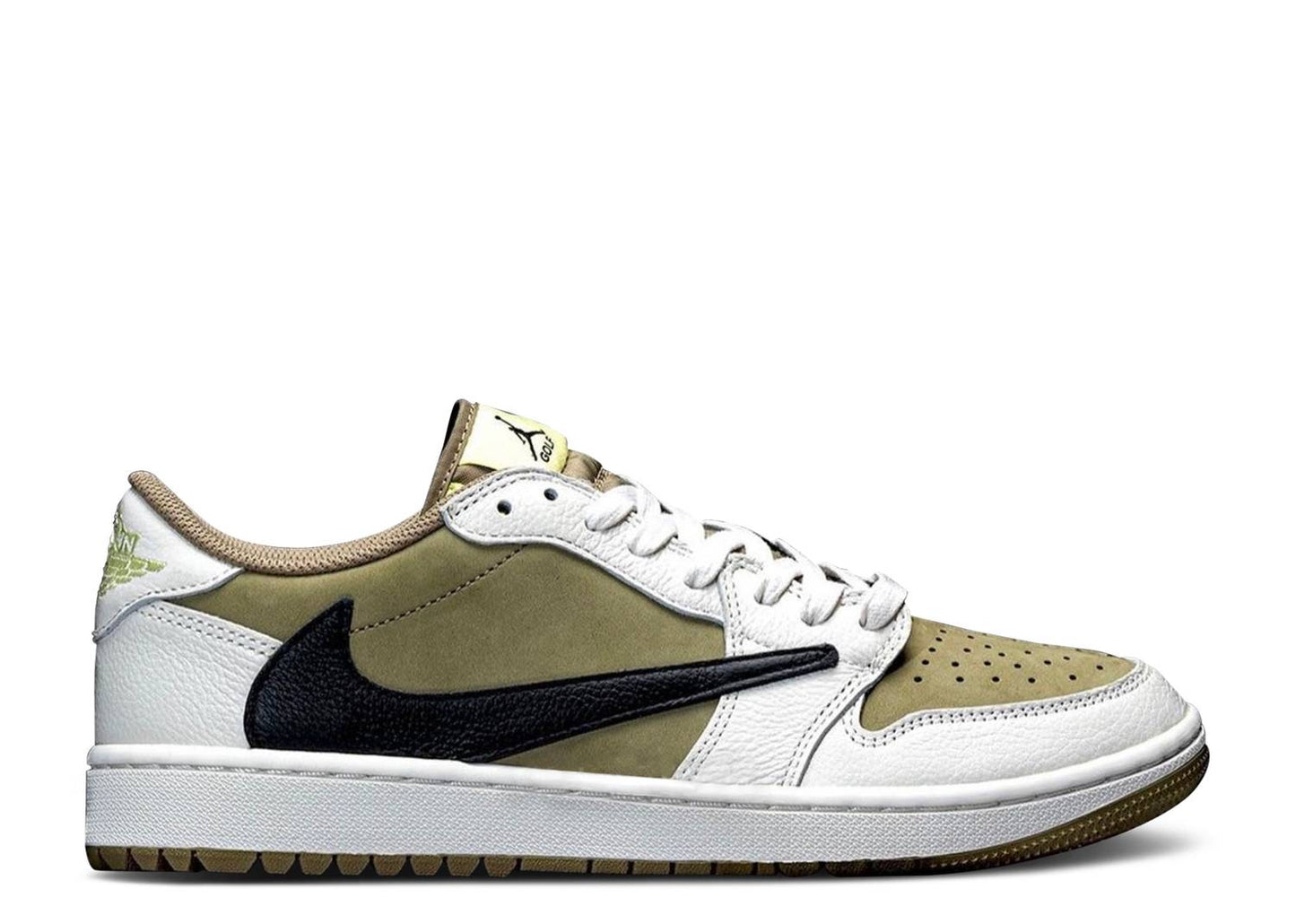 TRAVIS SCOTT X AIR JORDAN 1 LOW GOLF 'NEUTRAL OLIVE'