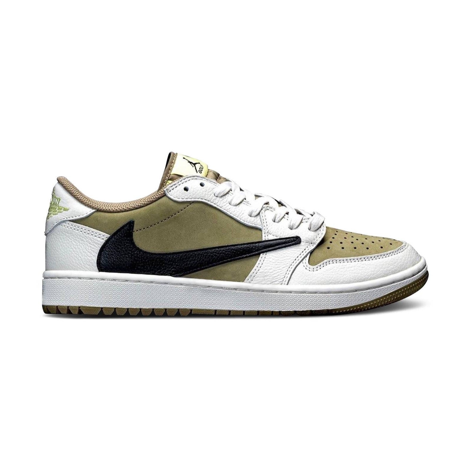 TRAVIS SCOTT X AIR JORDAN 1 LOW GOLF 'NEUTRAL OLIVE'