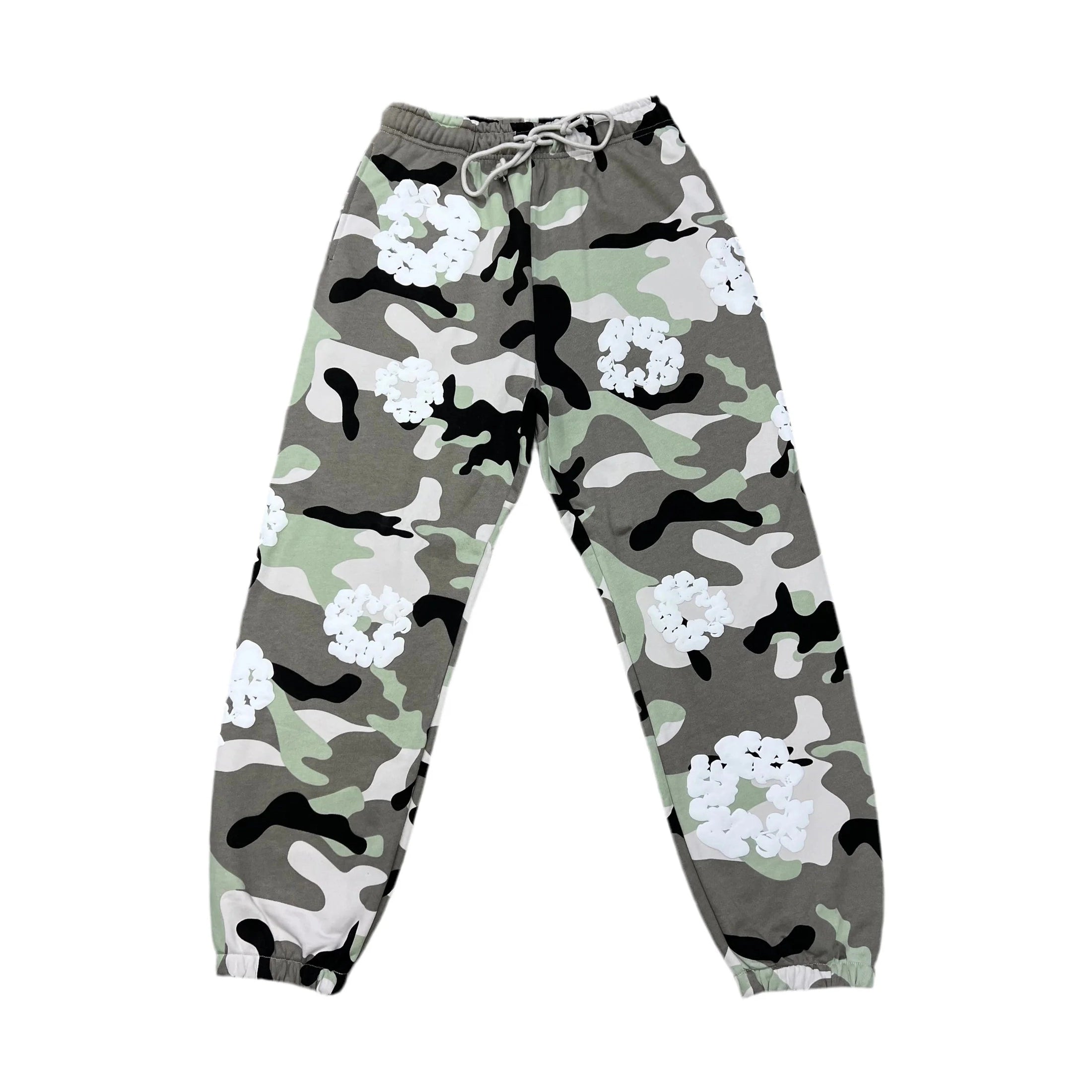 Denim Tears The Wreath Sweatpant 'Green White Camo'