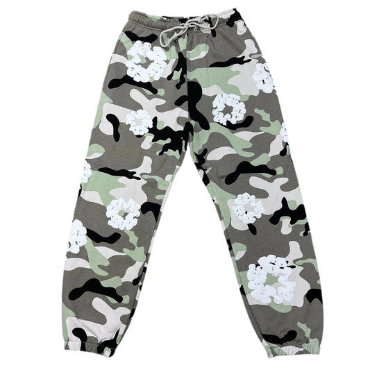 Denim Tears The Wreath Sweatpant 'Green White Camo'