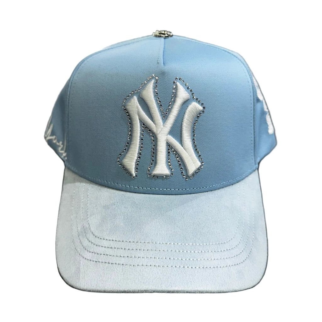 Luxury Hats Yankees Blue Skeleton