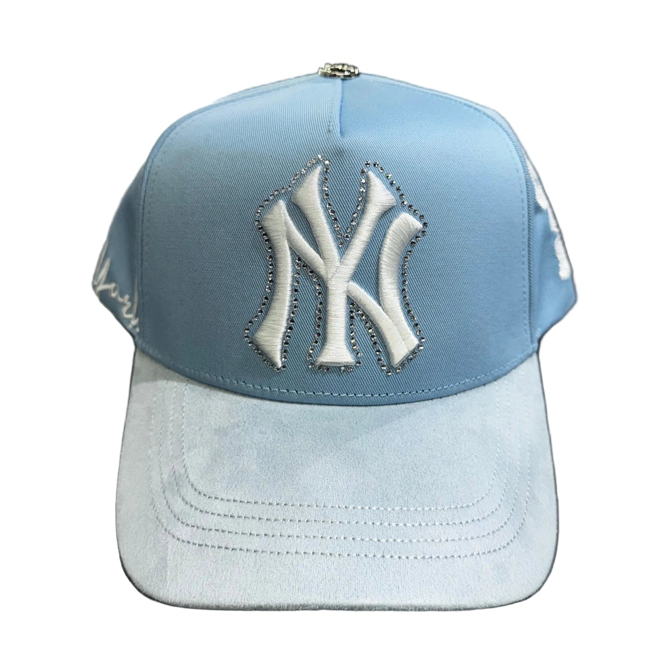 Luxury Hats Yankees Blue Skeleton